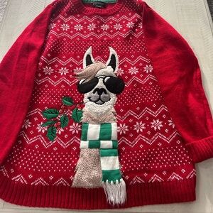 Christmas Sweater Lama